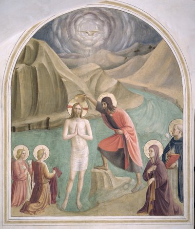 Il battesimo di Cristo da Fra Angelico